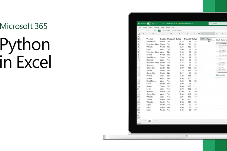 python excel intégration